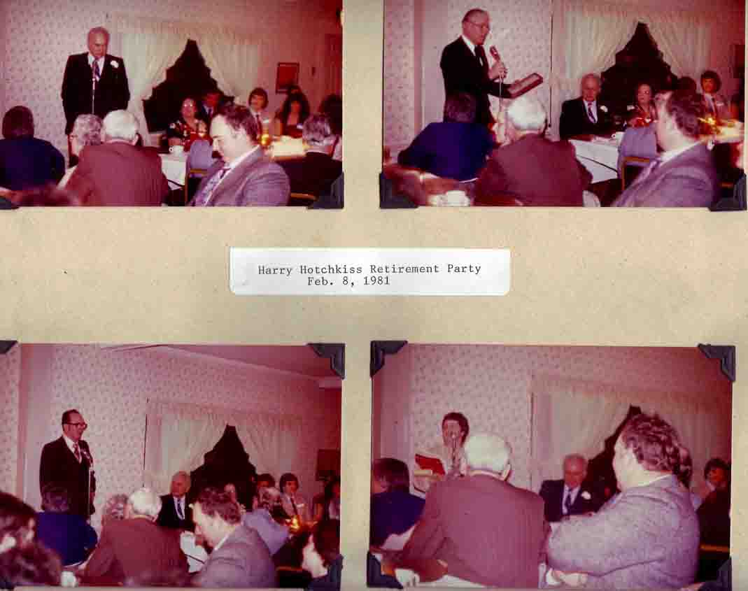 1981 Hotchkiss, Harry Retirement Party